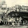 Garland Voluteer Fire Dept Truck with kids